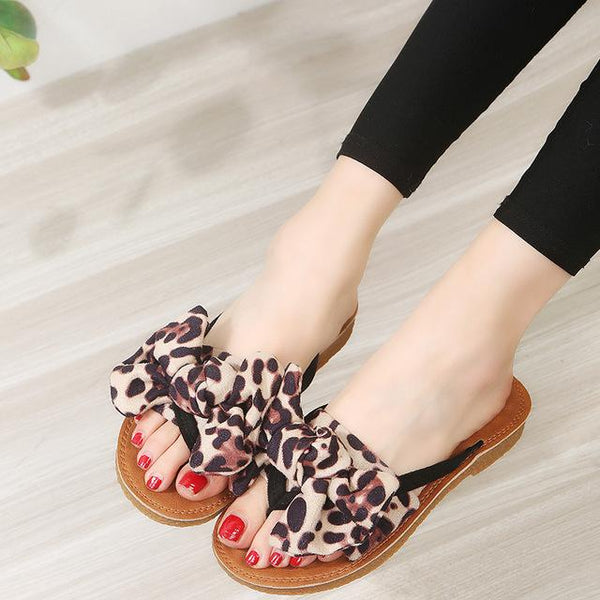 Women Bow Slippers