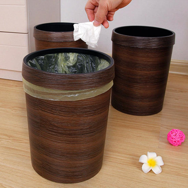 Pressing Ring Plastic Trash Can