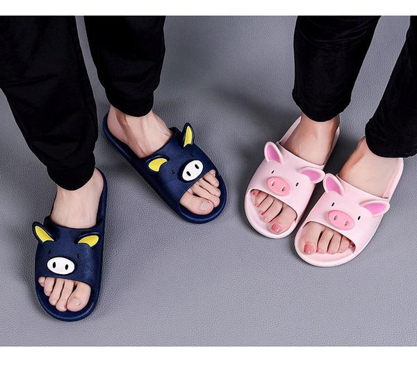 Summer  Slippers Pig Cartoon Slipper