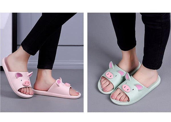 Summer  Slippers Pig Cartoon Slipper