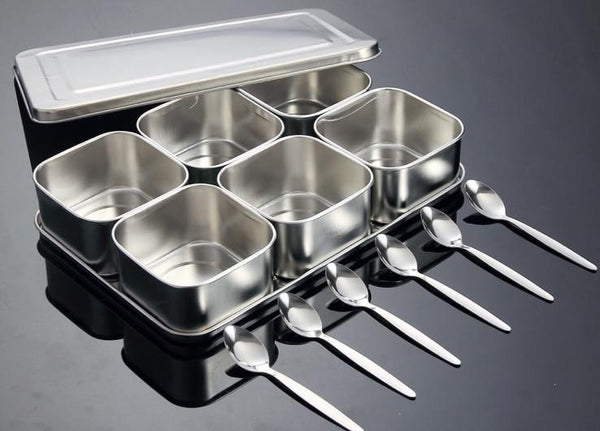 Japanese Stainless Steel Seasoning Box