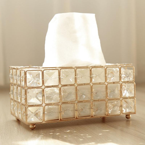 Crystal Tissue Box Holder European