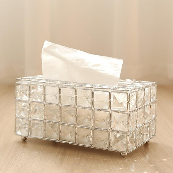 Crystal Tissue Box Holder European