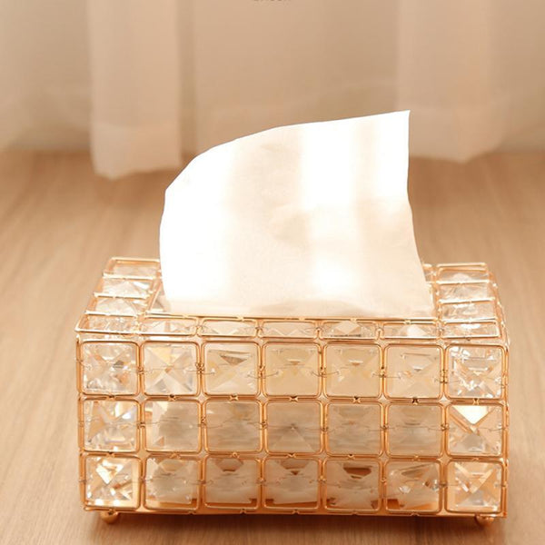 Crystal Tissue Box Holder European