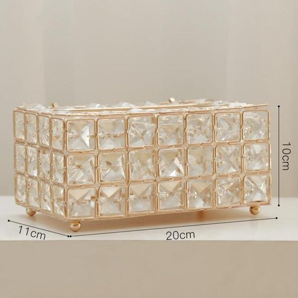 Crystal Tissue Box Holder European