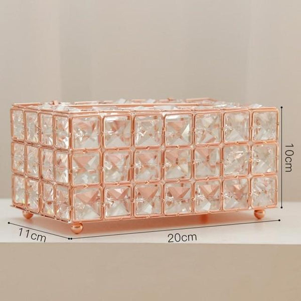 Crystal Tissue Box Holder European