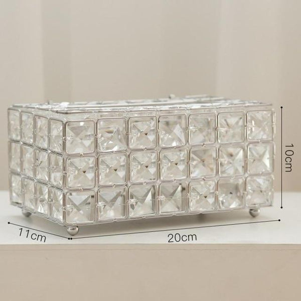 Crystal Tissue Box Holder European