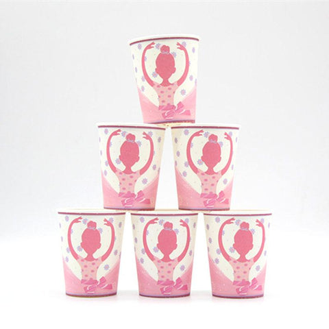 Ballet Girls Party Pink Theme  Cup