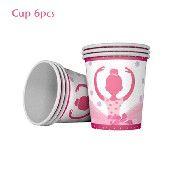 Ballet Girls Party Pink Theme  Cup