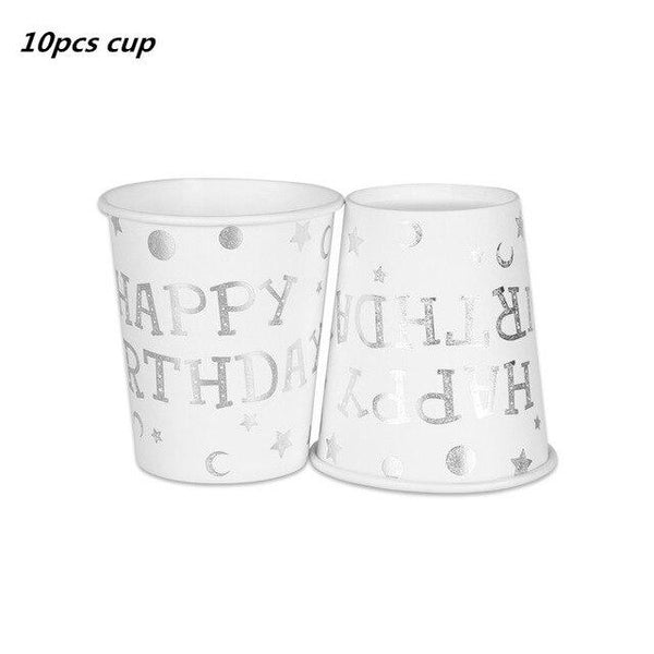 Silver Party Supplies Paper Cup