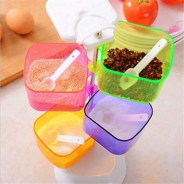 Four-piece Kitchen Seasoning Box