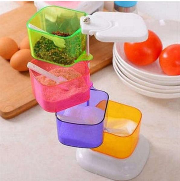 Four-piece Kitchen Seasoning Box