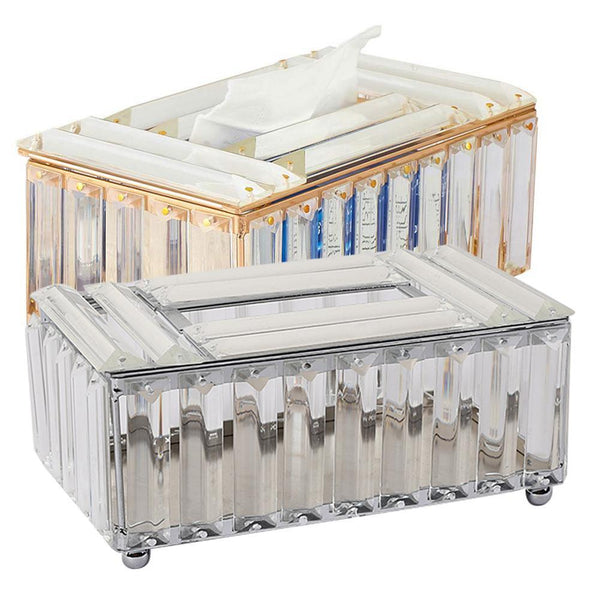 Crystal Tissue Box Paper Rack