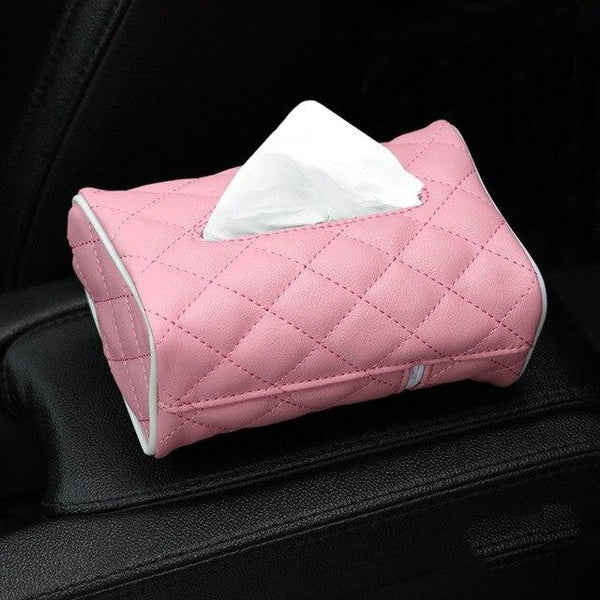 Type Car Inside With Tissue Box