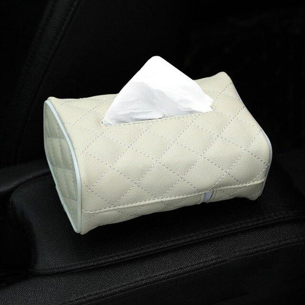 Type Car Inside With Tissue Box