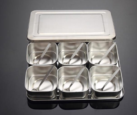 Japanese Stainless Steel Seasoning Box