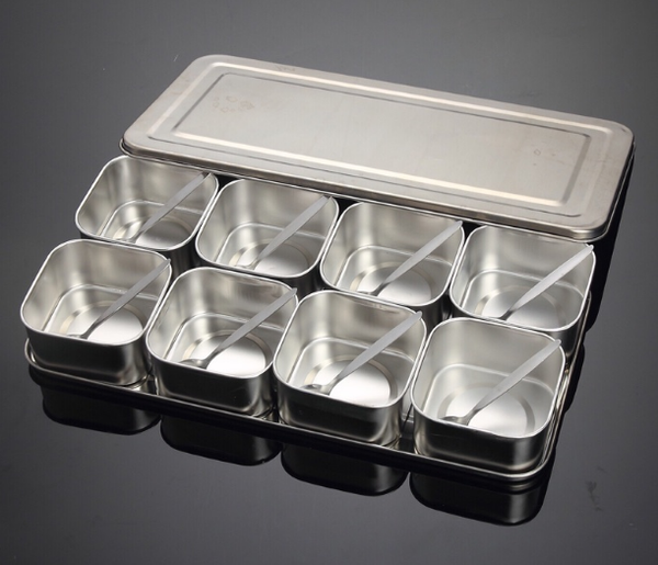 Japanese Stainless Steel Seasoning Box